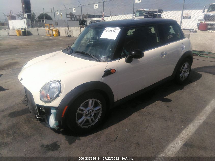 2013 MINI COOPER HARDTOP WMWSU3C50DT687312