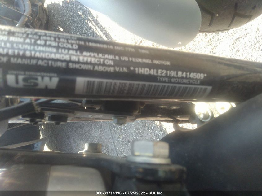 2020 HARLEY-DAVIDSON XL883 N 1HD4LE219LB414509