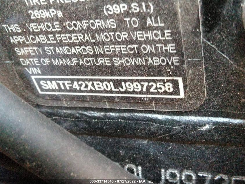 2020 TRIUMPH MOTORCYCLE EXPLORER XRX SMTF42XB0LJ997258