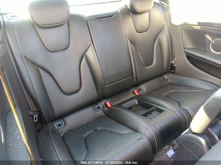 2015 AUDI S5 PREMIUM PLUS WAUCGAFRXFA007767