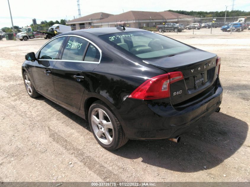 2013 VOLVO S60 T5 YV1612FHXD1223320