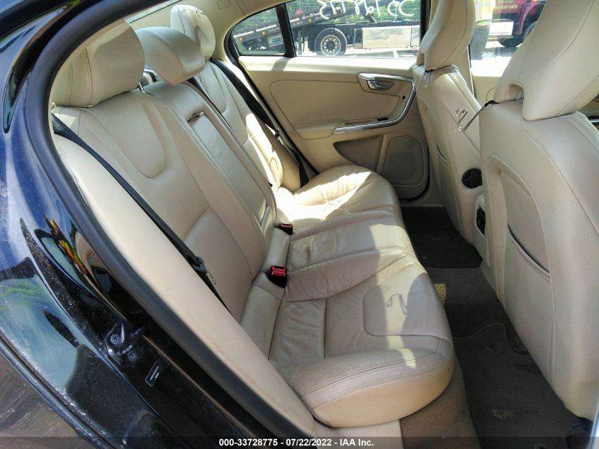 2013 VOLVO S60 T5 YV1612FHXD1223320
