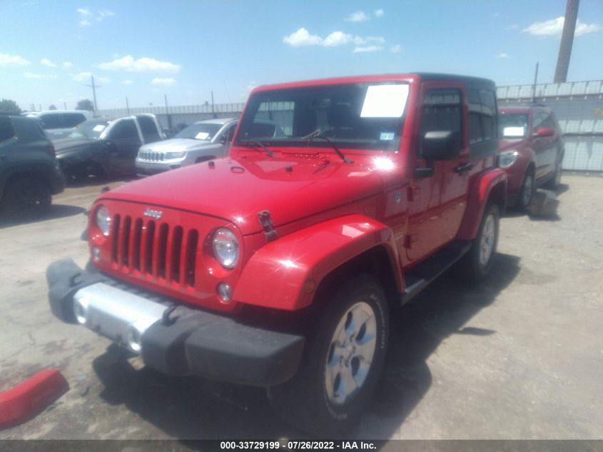 2014 JEEP WRANGLER SAHARA 1C4GJWBGXEL157825