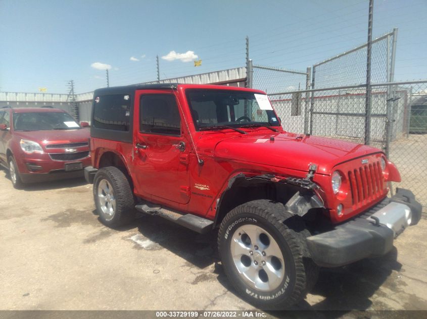 2014 JEEP WRANGLER SAHARA 1C4GJWBGXEL157825