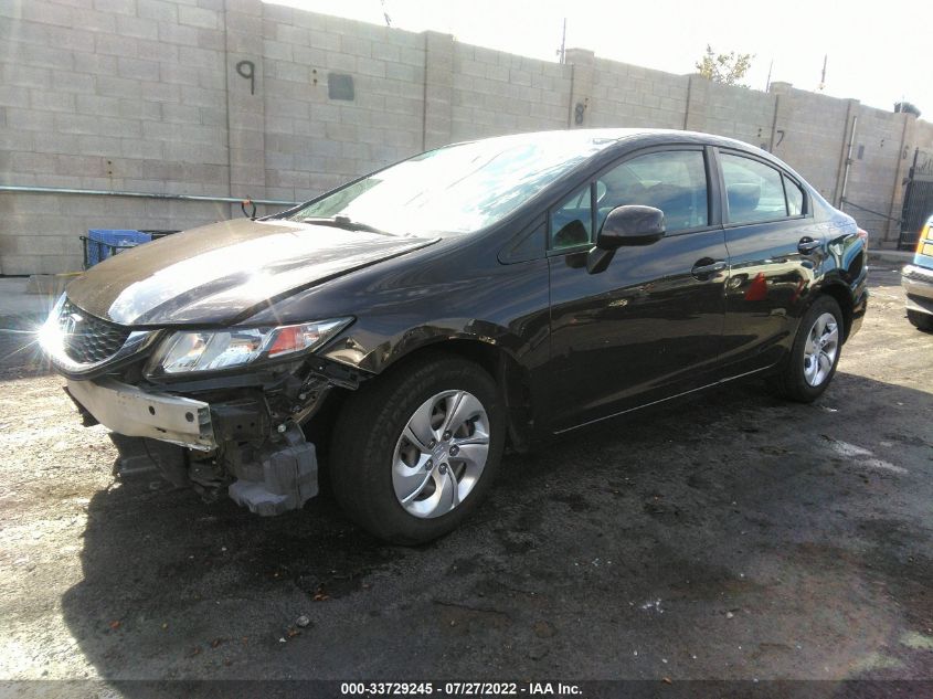 2013 HONDA CIVIC SDN LX 2HGFB2F5XDH584008