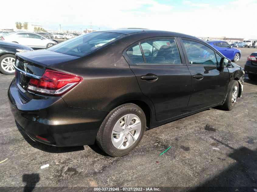 2013 HONDA CIVIC SDN LX 2HGFB2F5XDH584008