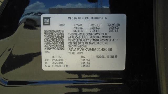2021 BUICK ENCLAVE ESSENCE 5GAEVAKW4MJ148068