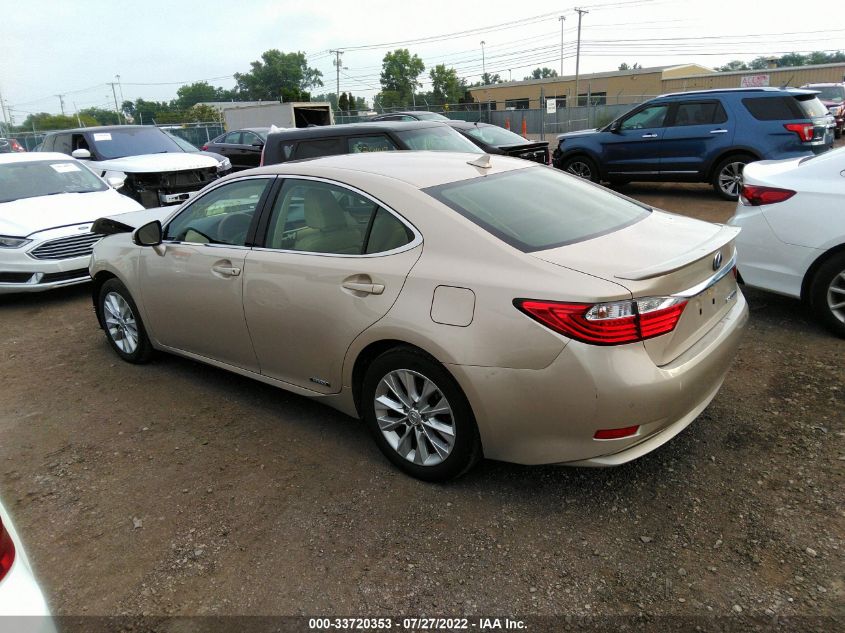 2014 LEXUS ES 300H HYBRID JTHBW1GG1E2065742