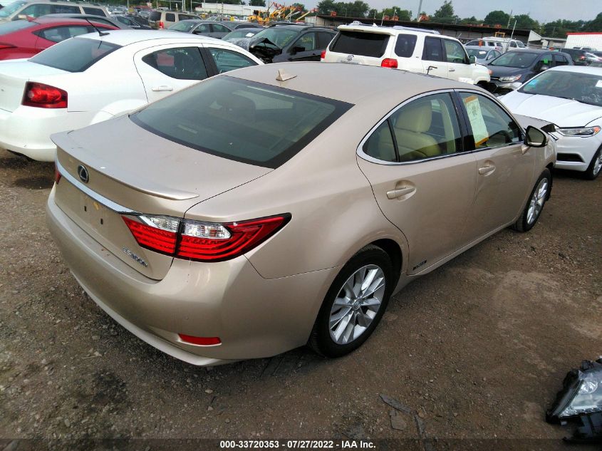 2014 LEXUS ES 300H HYBRID JTHBW1GG1E2065742