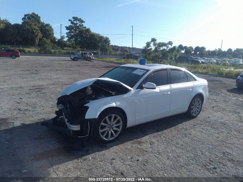 2013 AUDI A4 PREMIUM PLUS WAUFFAFL2DN018165