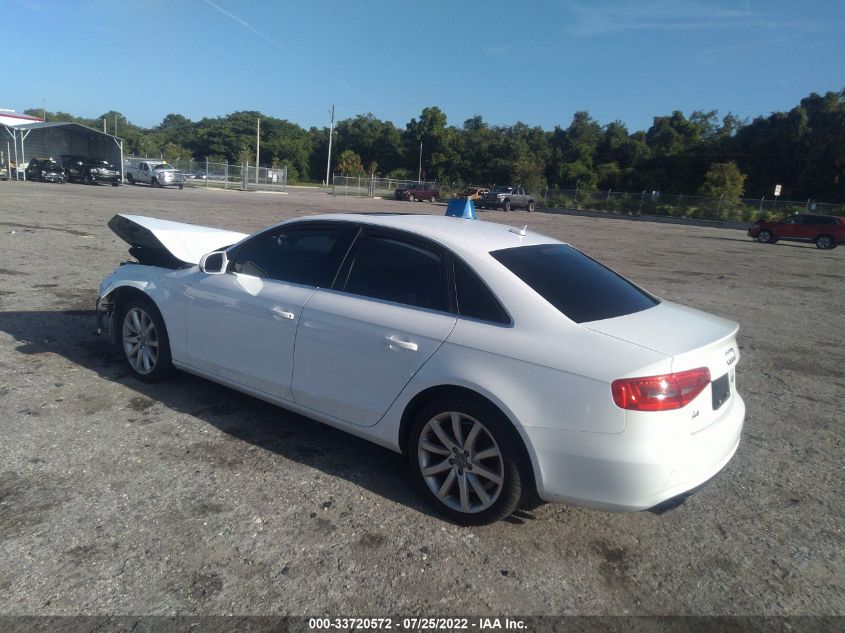 2013 AUDI A4 PREMIUM PLUS WAUFFAFL2DN018165