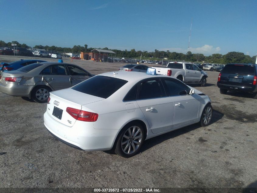 2013 AUDI A4 PREMIUM PLUS WAUFFAFL2DN018165