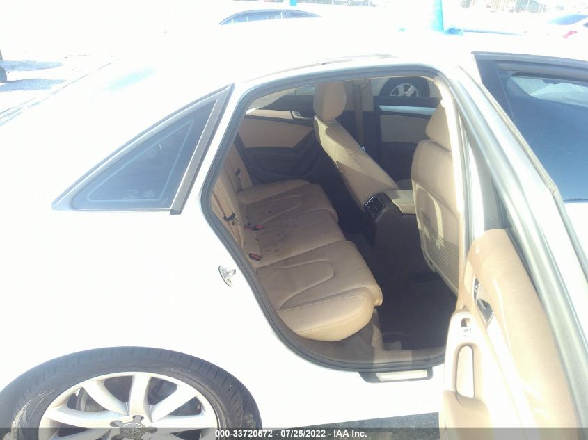2013 AUDI A4 PREMIUM PLUS WAUFFAFL2DN018165