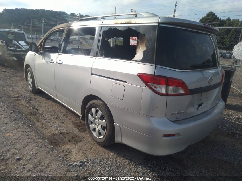2014 NISSAN QUEST S JN8AE2KP5E9103448