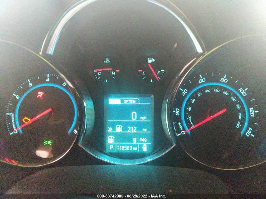 2014 CHEVROLET CRUZE 1LT 1G1PC5SB0E7460834