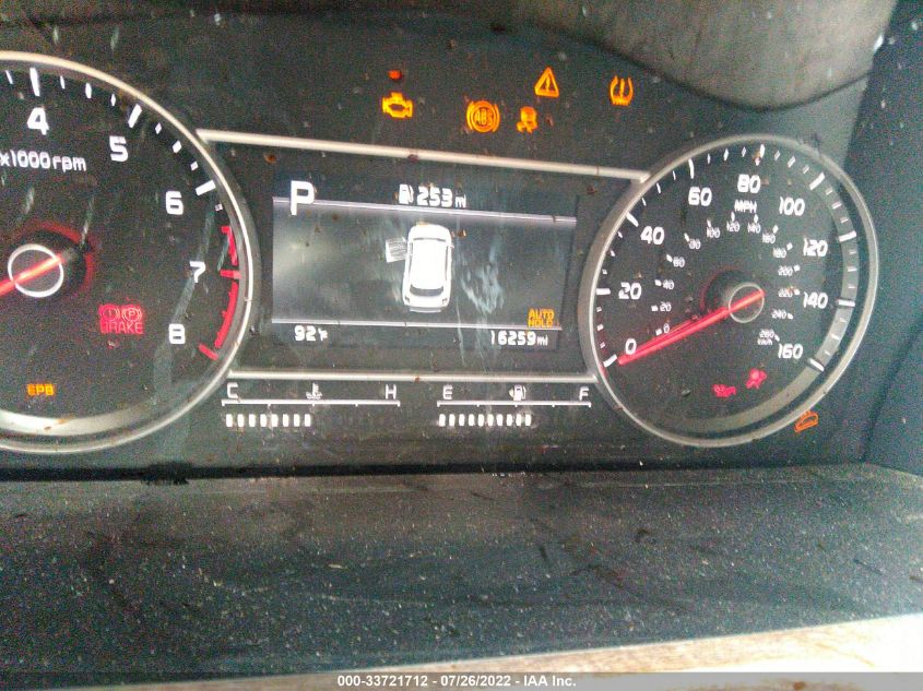 VIN 5XYRH4LFXNG077029 2022 KIA SORENTO EX