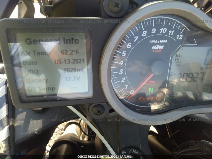 2018 KTM 1090 ADVENTURE R VBKV49401JM982509