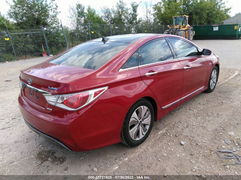 2013 HYUNDAI SONATA HYBRID LIMITED KMHEC4A48DA080486