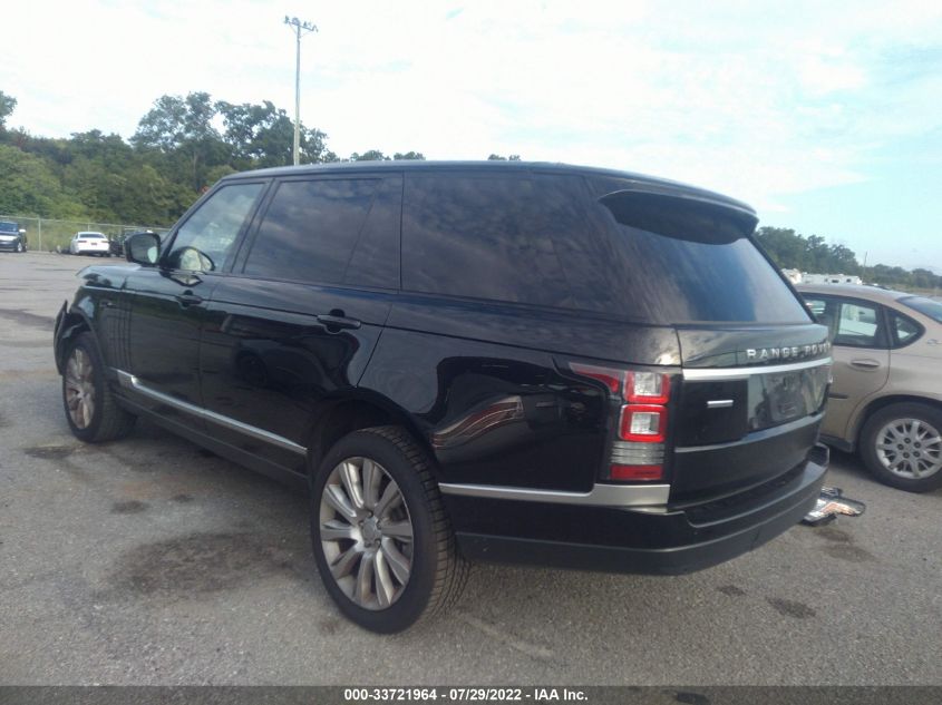2015 LAND ROVER RANGE ROVER SUPERCHARGED SALGS3TF2FA217460