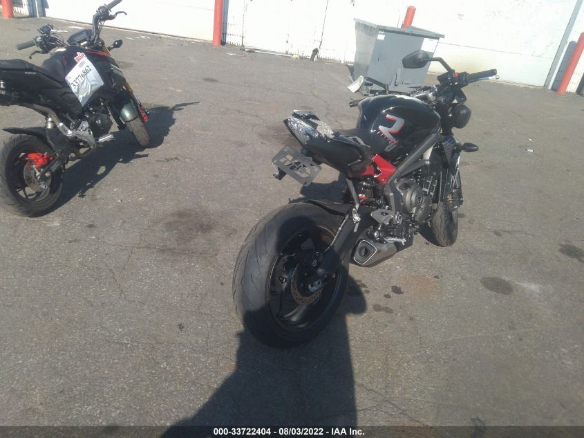 2022 TRIUMPH MOTORCYCLE STREET TRIPLE R SMTA534D6NTAV7978