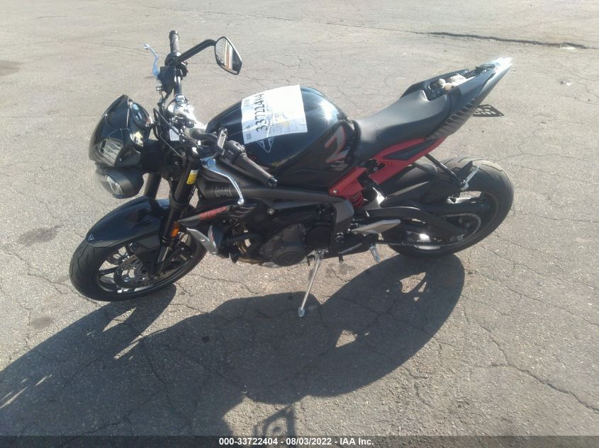 2022 TRIUMPH MOTORCYCLE STREET TRIPLE R SMTA534D6NTAV7978