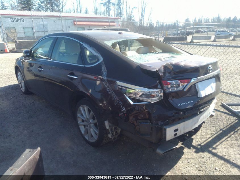 2013 TOYOTA AVALON XLE/LIMITED 4T1BK1EB8DU070424