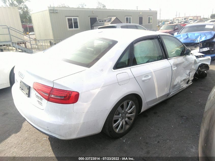 2013 AUDI A4 PREMIUM WAUBFAFL4DA170714