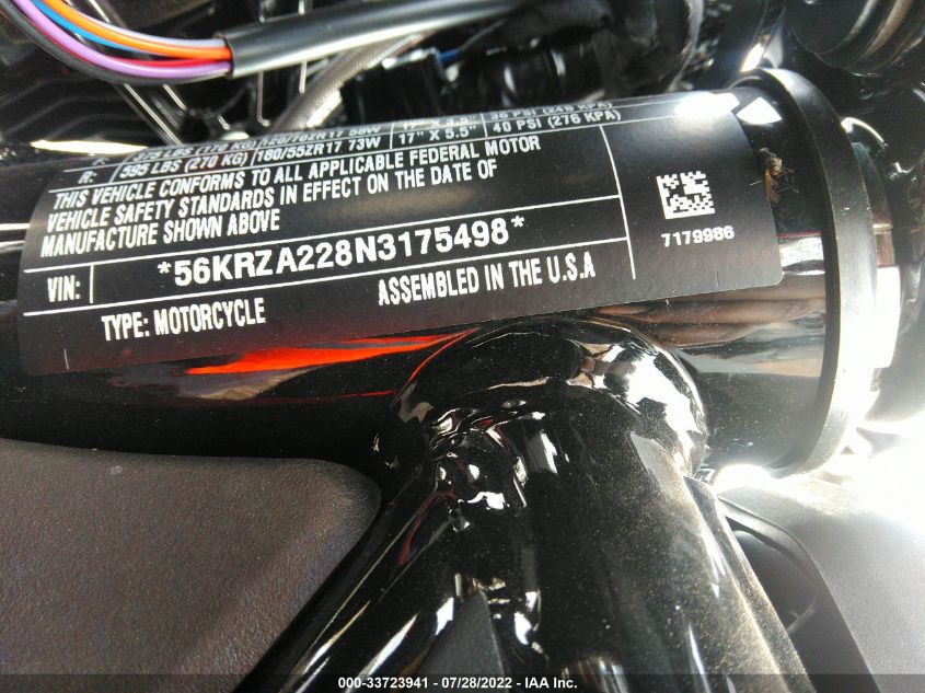 2022 INDIAN MOTORCYCLE CO. FTR 56KRZA228N3175498