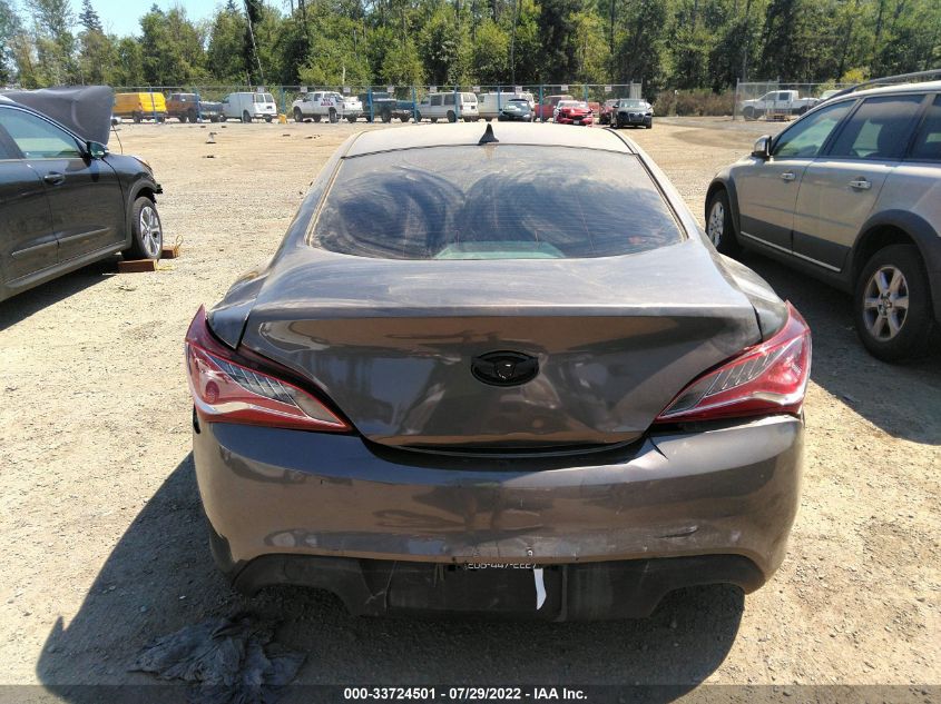 2013 HYUNDAI GENESIS COUPE 2.0T R-SPEC KMHHT6KD6DU085479