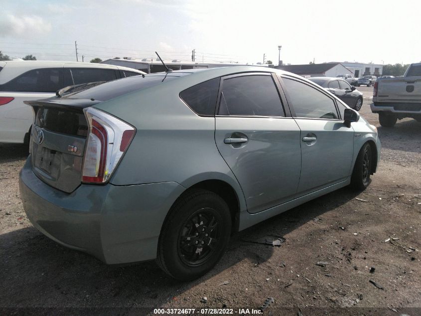 2015 TOYOTA PRIUS FOUR JTDKN3DU7F1949489