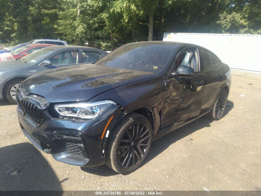 2022 BMW X6 M50I 5UXCY8C0XN9K86926