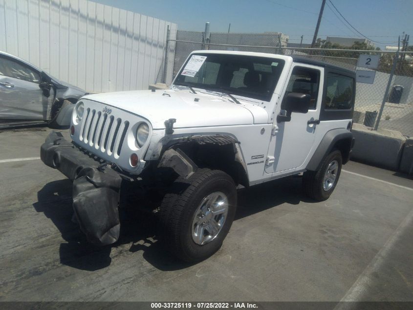 2013 JEEP WRANGLER SPORT 1C4AJWAG7DL542426