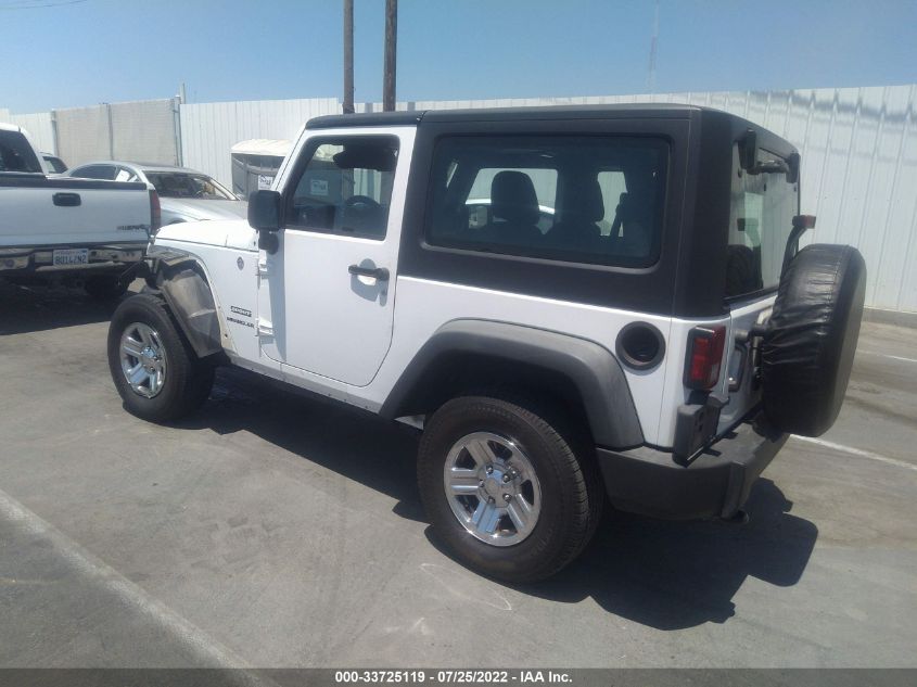 2013 JEEP WRANGLER SPORT 1C4AJWAG7DL542426