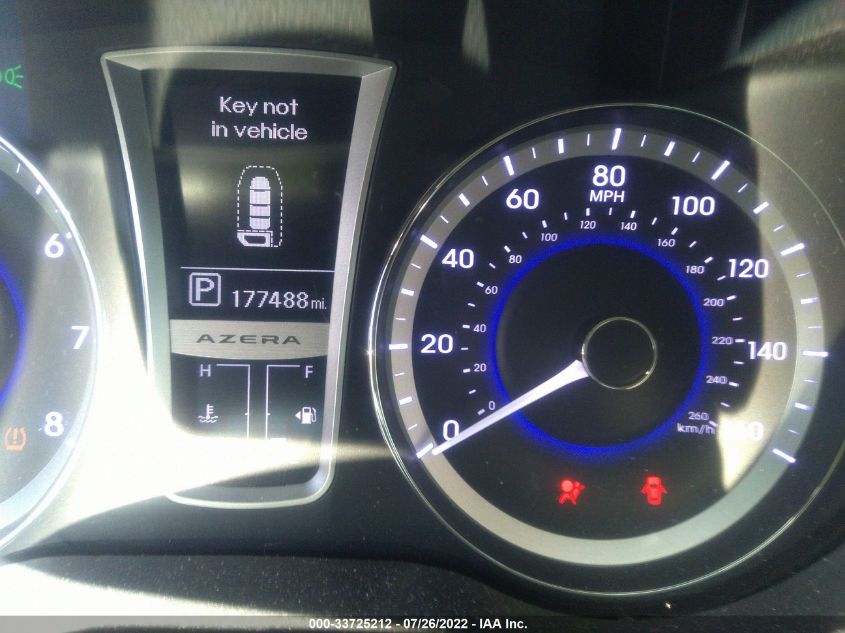 2014 HYUNDAI AZERA KMHFG4JG4EA359406
