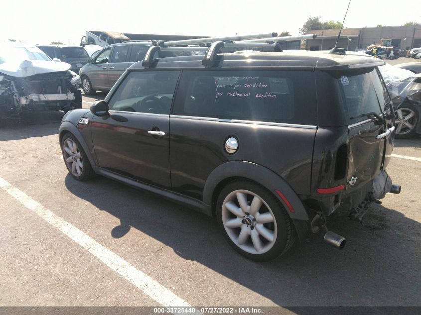 2013 MINI COOPER CLUBMAN S WMWZG3C58DTY39777