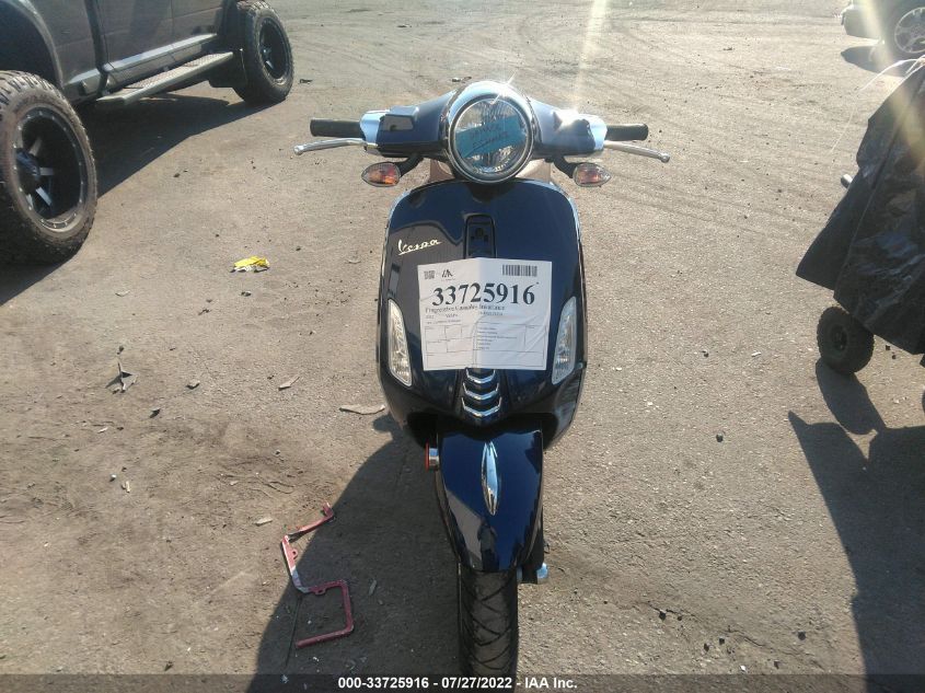 2022 VESPA PRIMAVERA ZAPM818G1N5906460