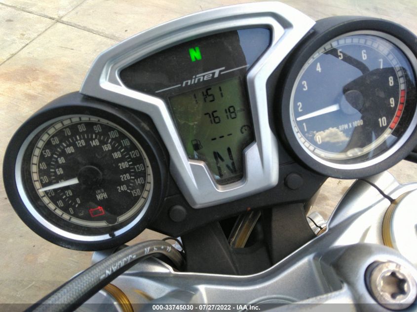 2016 BMW R NINE T WB10A1607GZ615416
