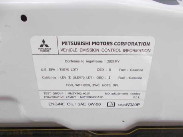 Auction sale of the 2021 MITSUBISHI OUTLANDER SPORT , vin: JA4ARUAU7MU017115, lot number: 33726722