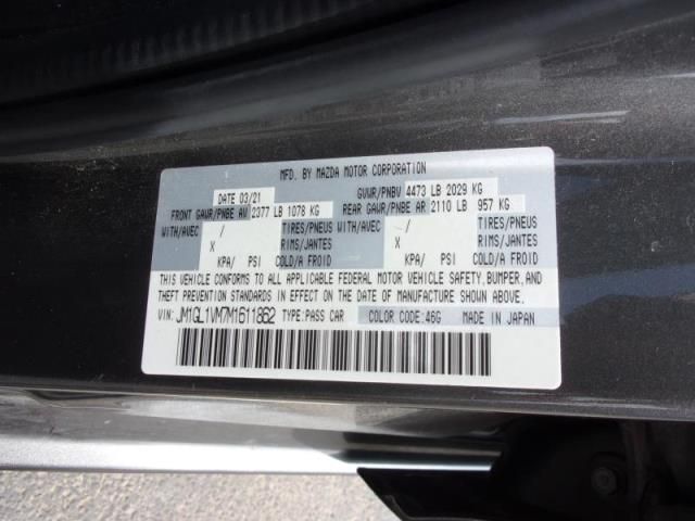 2021 MAZDA 6 TOURING JM1GL1VM7M1611862