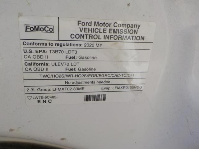 2020 FORD RANGER XL/XLT/LARIAT 1FTER4FH3LLA10539