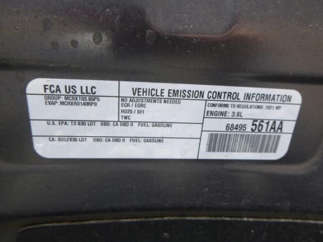 2021 CHRYSLER VOYAGER LXI 2C4RC1DG9MR538199