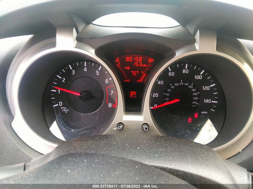 2013 NISSAN JUKE S/SV/SL JN8AF5MR4DT207024