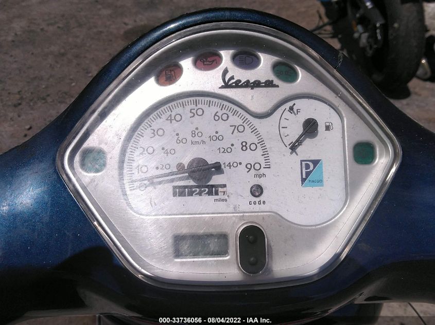 2008 VESPA LX 150 ZAPM448F285013948