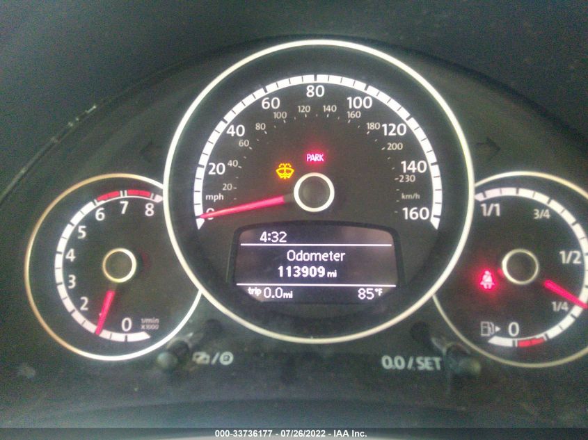 2014 VOLKSWAGEN BEETLE COUPE 1.8T 3VWH07AT3EM654495