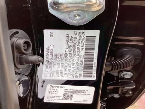 2021 HONDA CIVIC EX 19XFC1F3XME012906