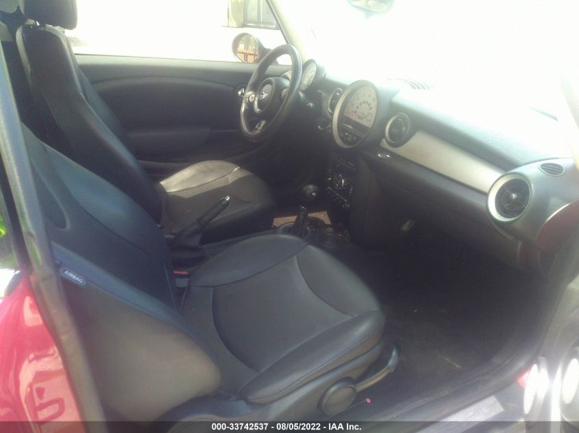 2013 MINI COOPER HARDTOP WMWSU3C58DT546536