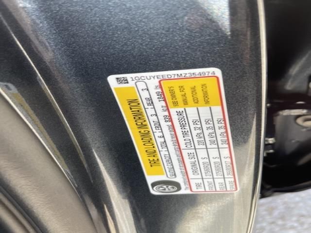 2021 CHEVROLET SILVERADO K1500 RST 1GCUYEED7MZ354974