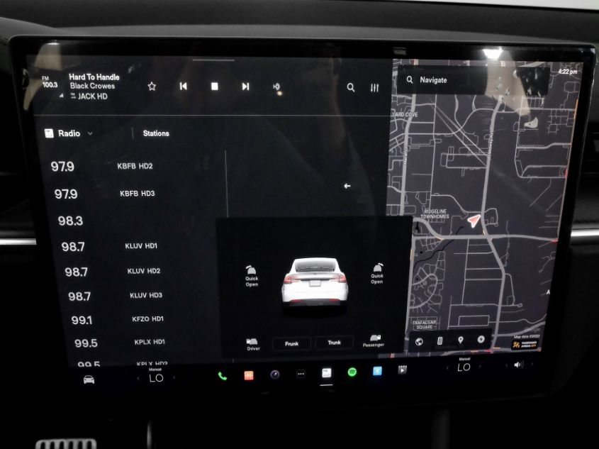 2022 TESLA MODEL X 7SAXCBE61NF337352