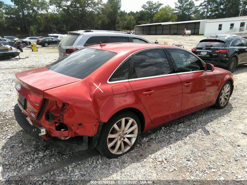 2013 AUDI A4 PREMIUM PLUS WAUFFAFL2DN020174