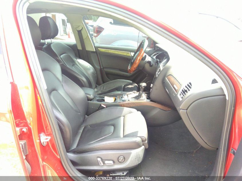 2013 AUDI A4 PREMIUM PLUS WAUFFAFL2DN020174